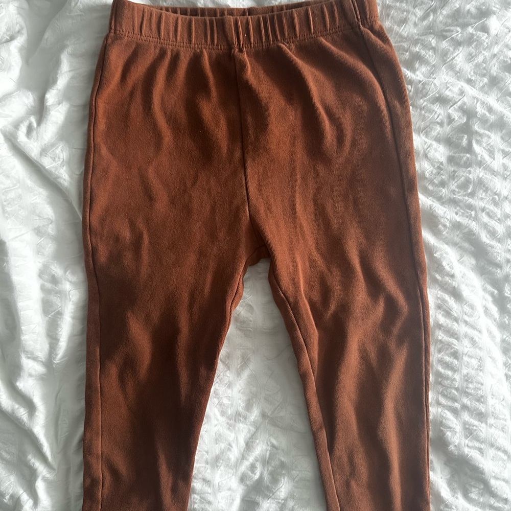 Zara Kids Rust Brown Leggings